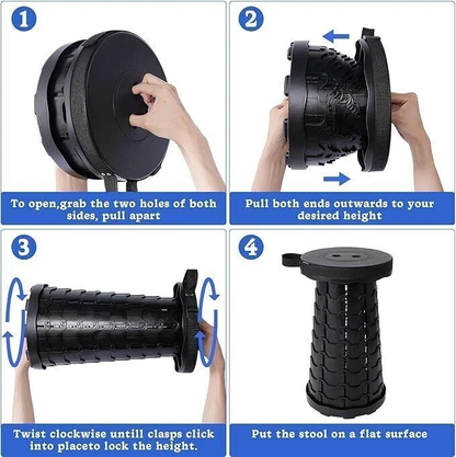 Folding Telescopic Stool