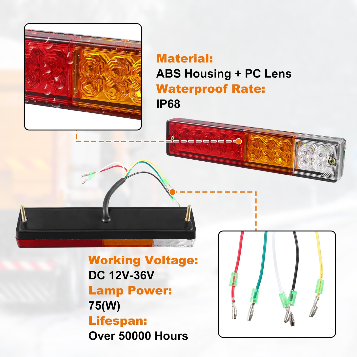 LED Trailer Tail Lights