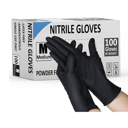 Disposable Nitrile Gloves Blue 100 pcs