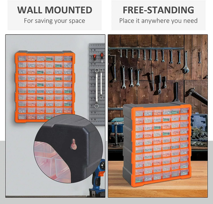 60 Drawer Workshop Tool Storage - Storage Bin Rack