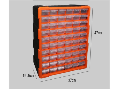 60 Drawer Workshop Tool Storage - Storage Bin Rack
