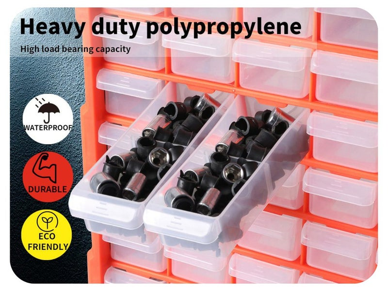 60 Drawer Workshop Tool Storage - Storage Bin Rack