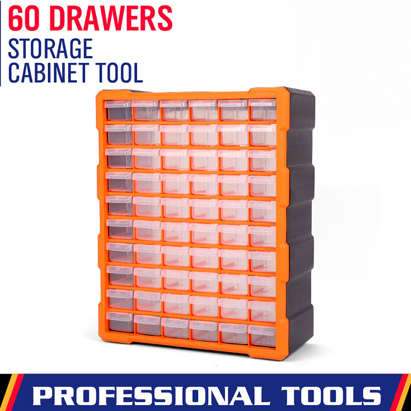 60 Drawer Workshop Tool Storage - Storage Bin Rack