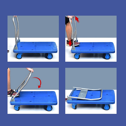 Platform Hand Trolley Cart 150KG