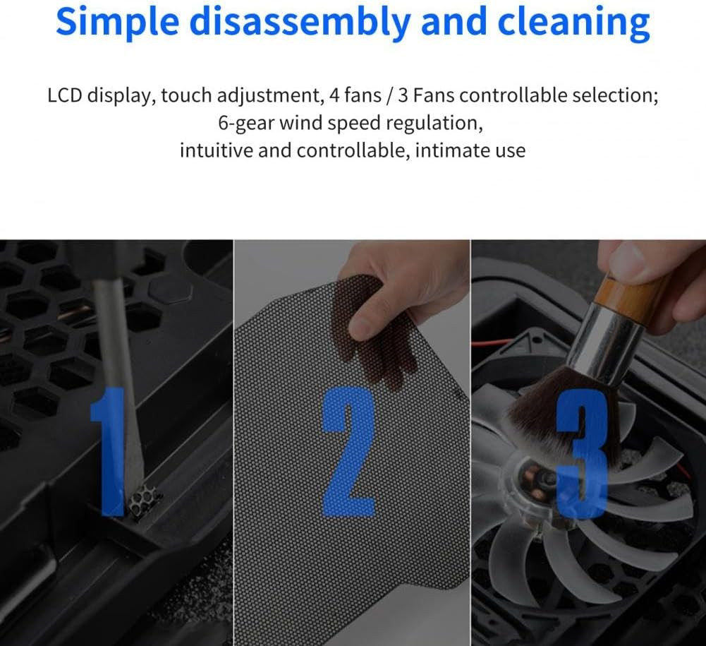 Laptop Cooler Gaming Cooling Pad