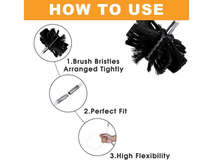 Chimney Cleaning Brush Kit