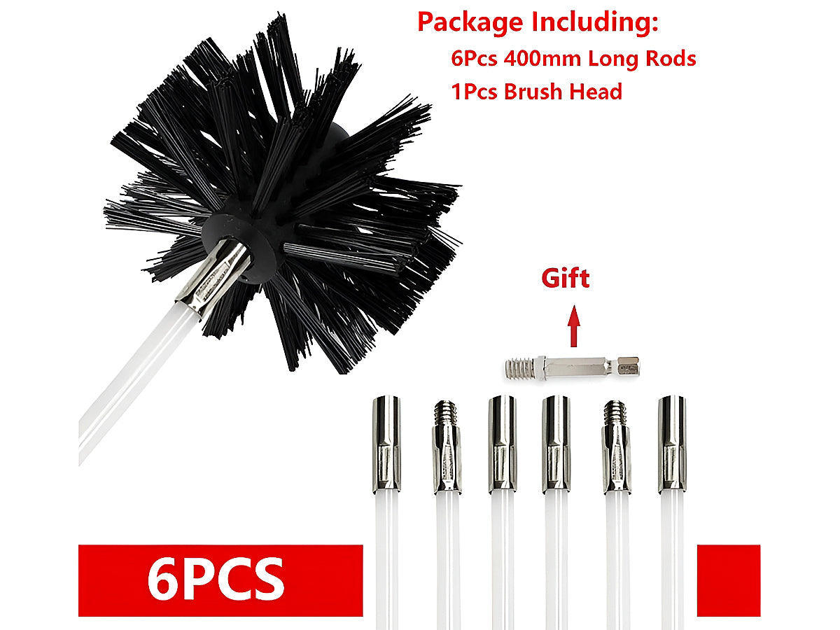 Chimney Cleaning Brush Kit