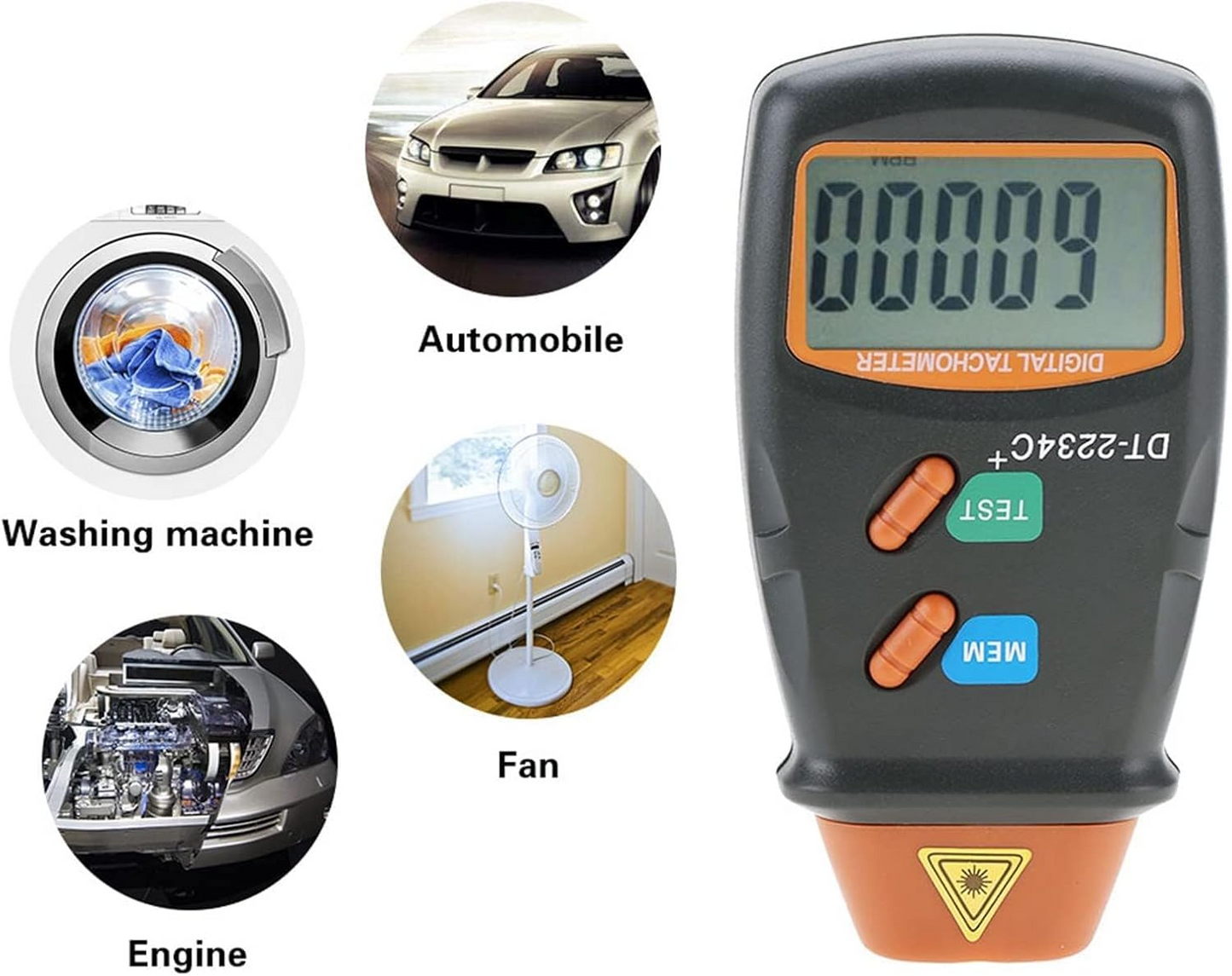 Digital Tachometer Engine digital speedometer