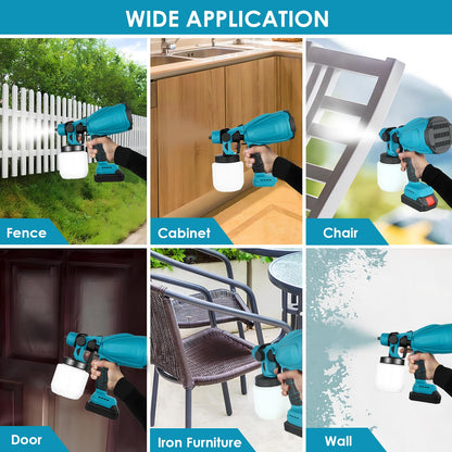 Cordless Spray Gun Paint Sprayer