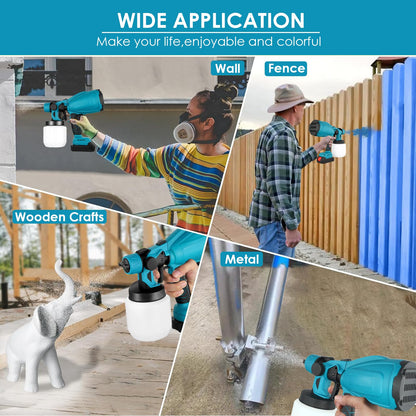 Cordless Spray Gun Paint Sprayer