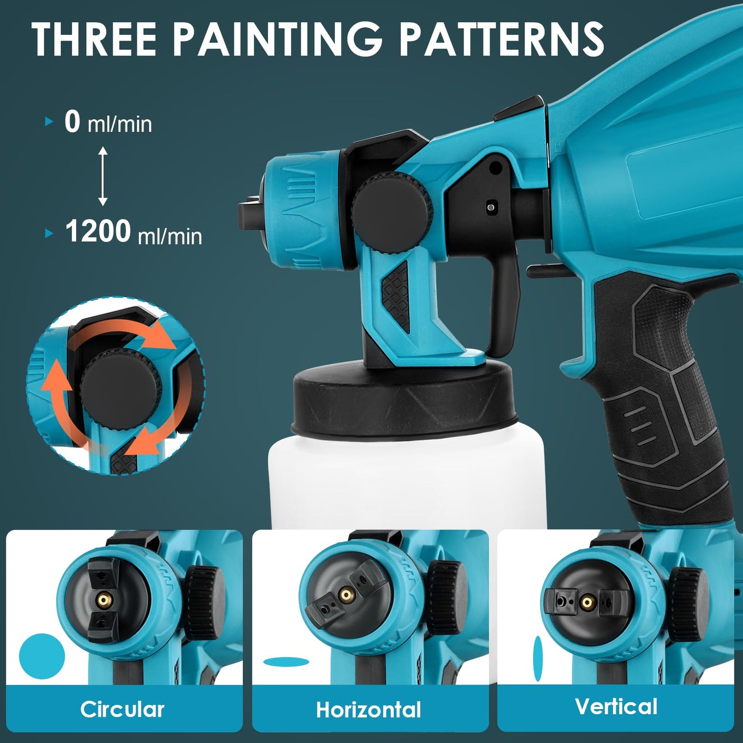 Cordless Spray Gun Paint Sprayer
