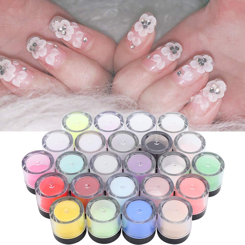 24 Color Nail Dip Powder Kit