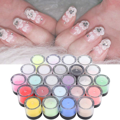 24 Color Nail Dip Powder Kit