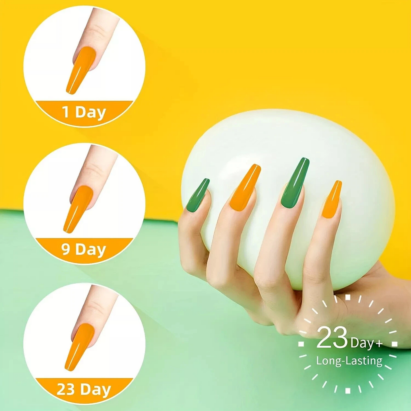 24 Color Nail Dip Powder Kit