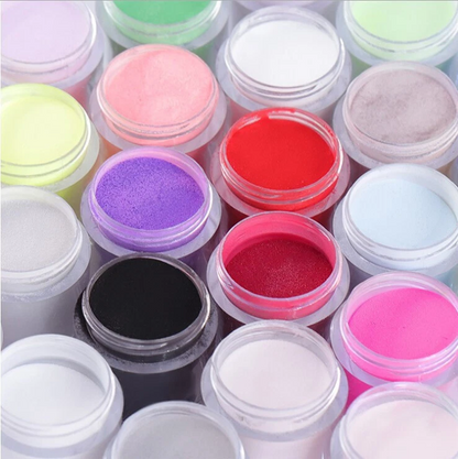 24 Color Nail Dip Powder Kit