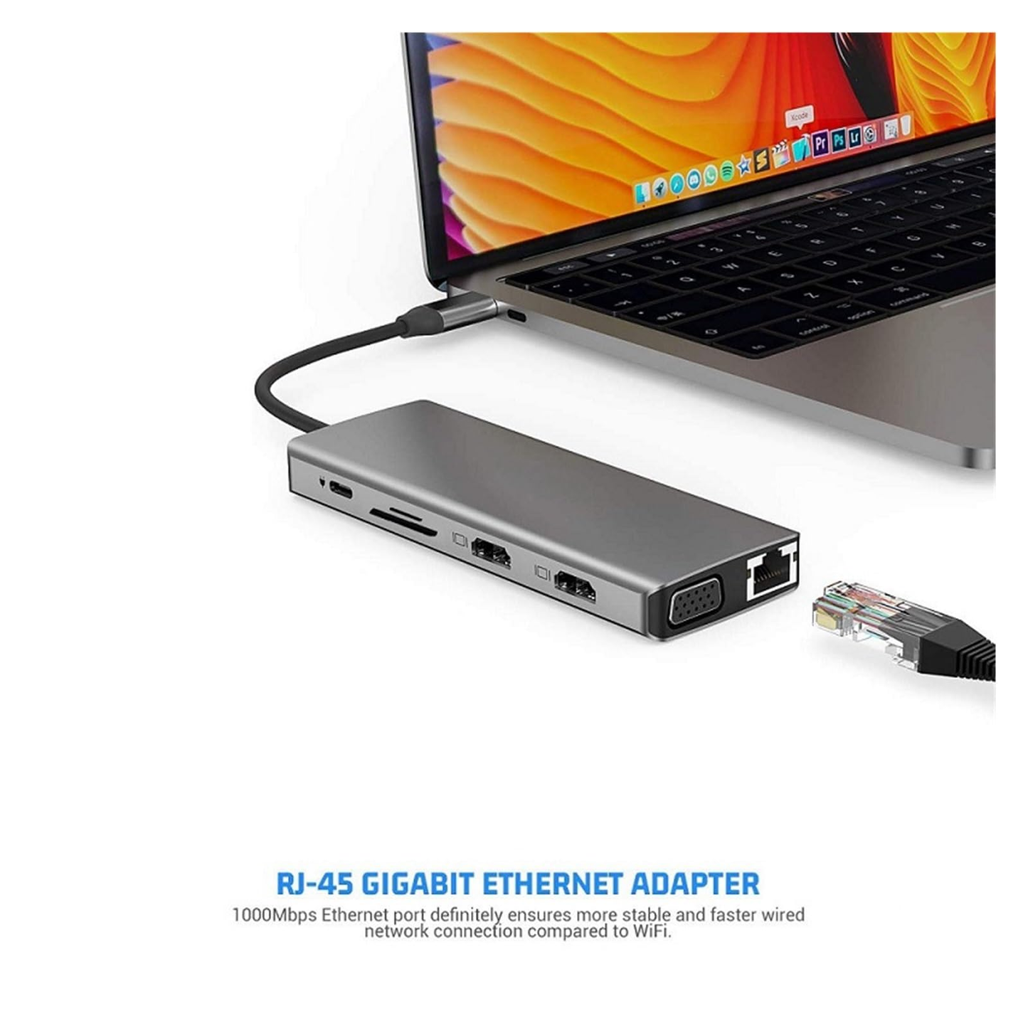 USB C Docking Station Type C 12-in-1