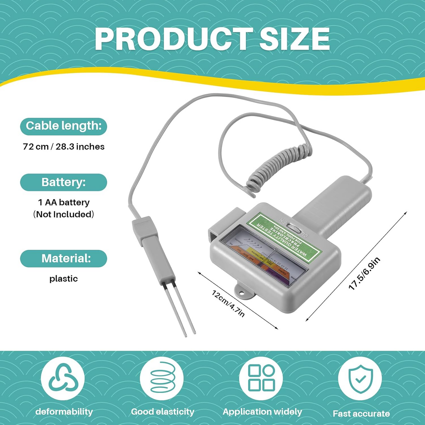 PH Meter Chlorine Tester Water Quality Tester