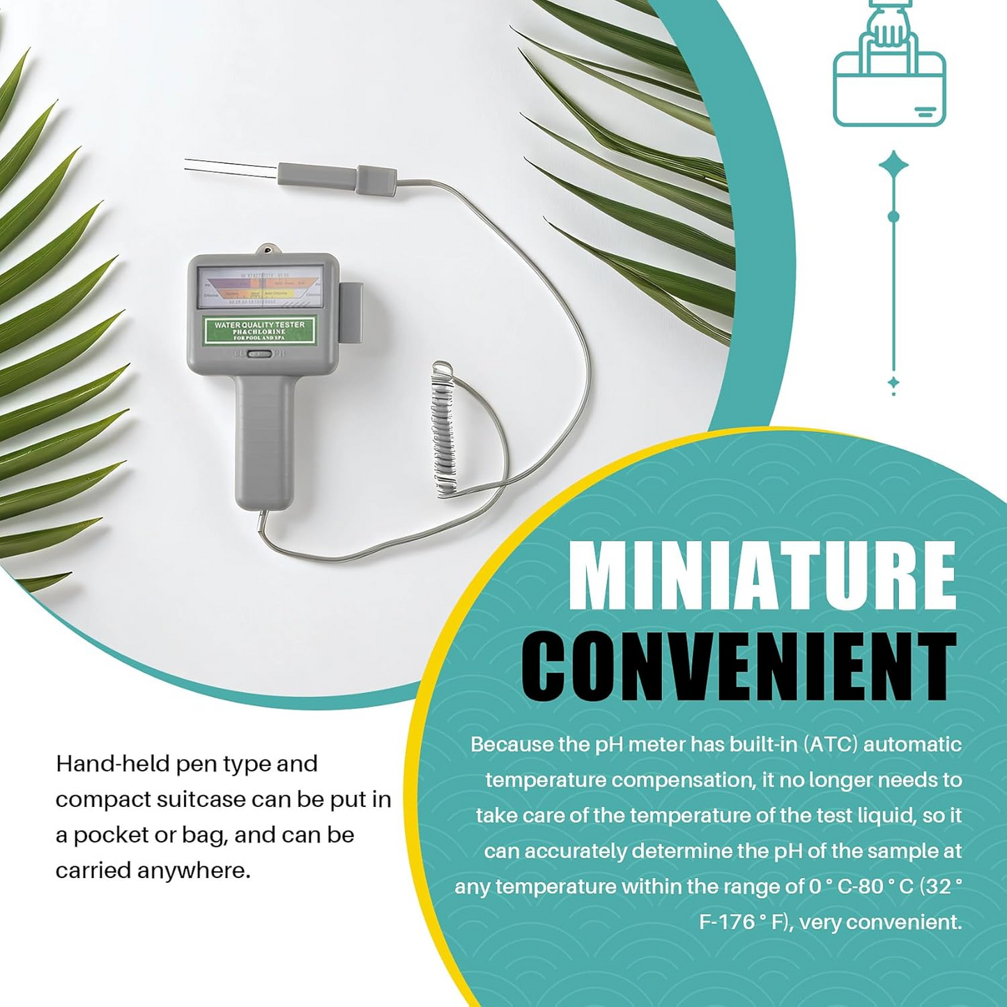 PH Meter Chlorine Tester Water Quality Tester