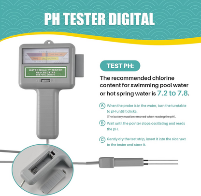 PH Meter Chlorine Tester Water Quality Tester