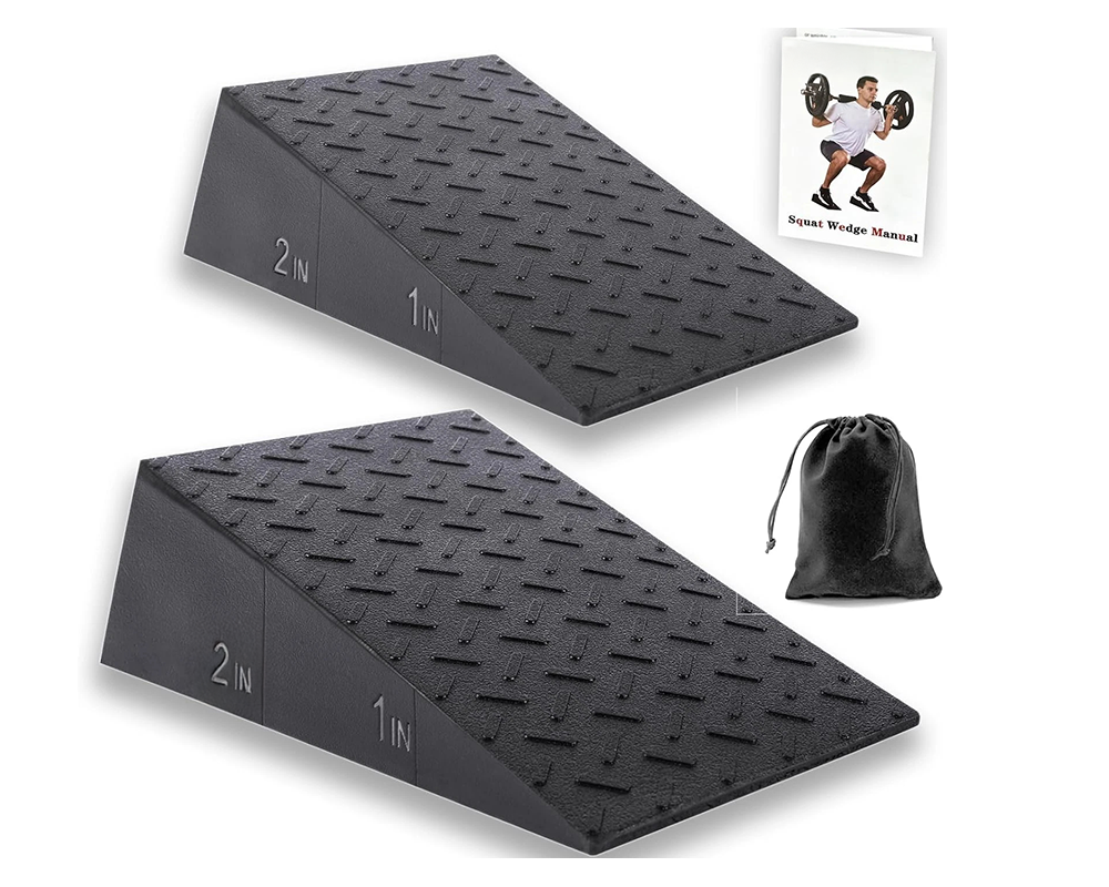 2Pcs Yoga Squat Wedge Anti-Slip Exercise Block for Pilates Fitness