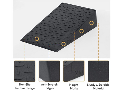 2Pcs Yoga Squat Wedge Anti-Slip Exercise Block for Pilates Fitness