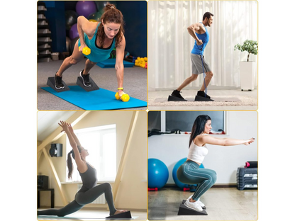 2Pcs Yoga Squat Wedge Anti-Slip Exercise Block for Pilates Fitness