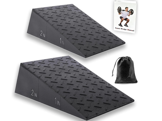 2Pcs Yoga Squat Wedge Anti-Slip Exercise Block for Pilates Fitness
