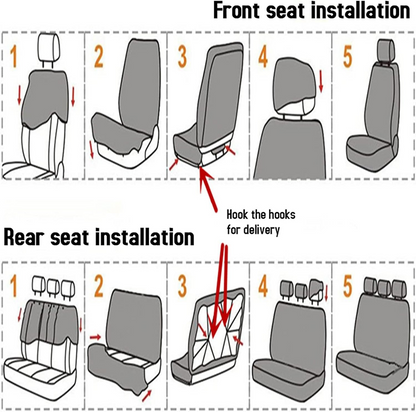 Car Seat Covers Set Universal