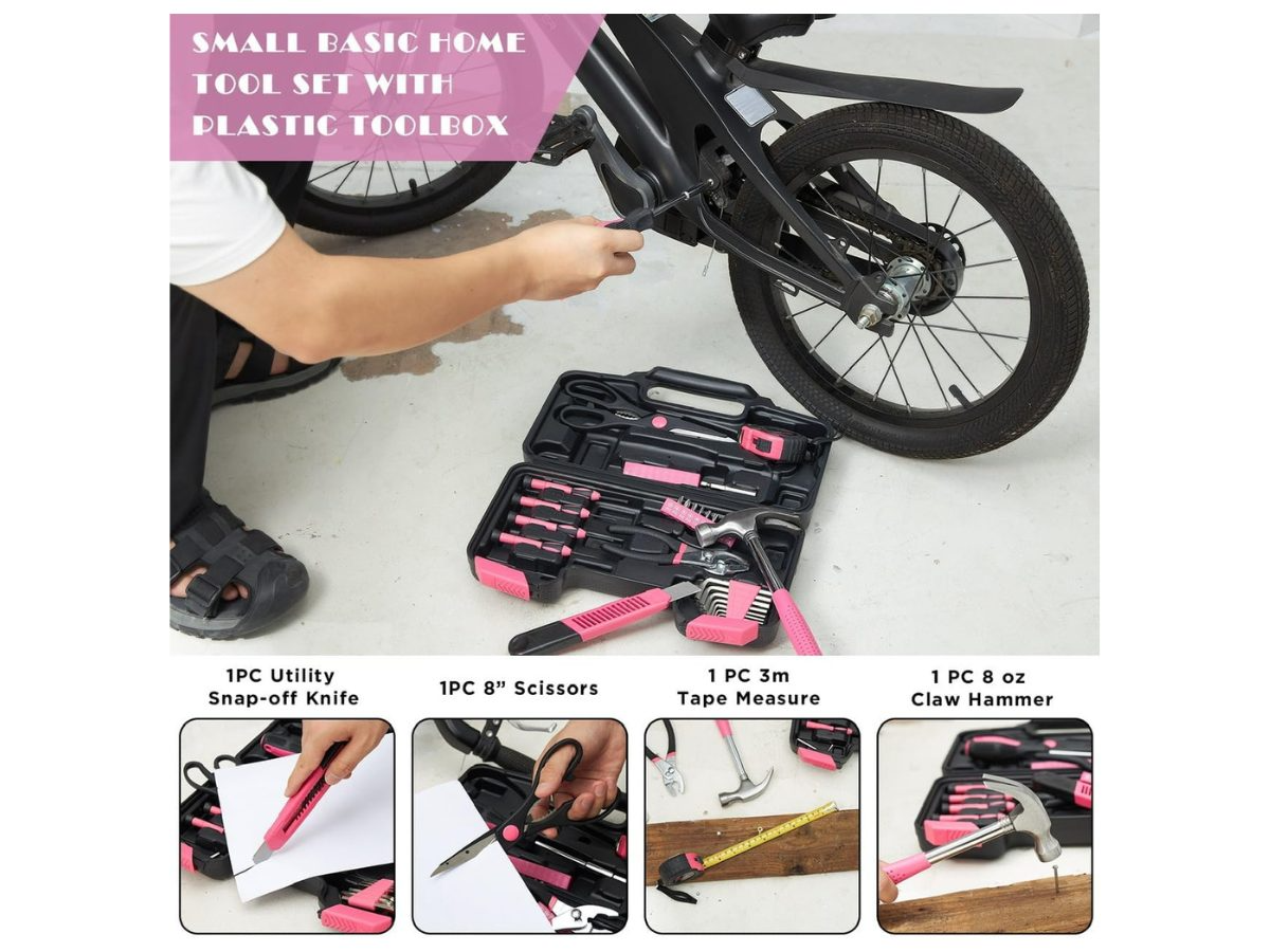 39 Pcs Hand Tools Set Home Repair Toolbox Basic Toolkit set