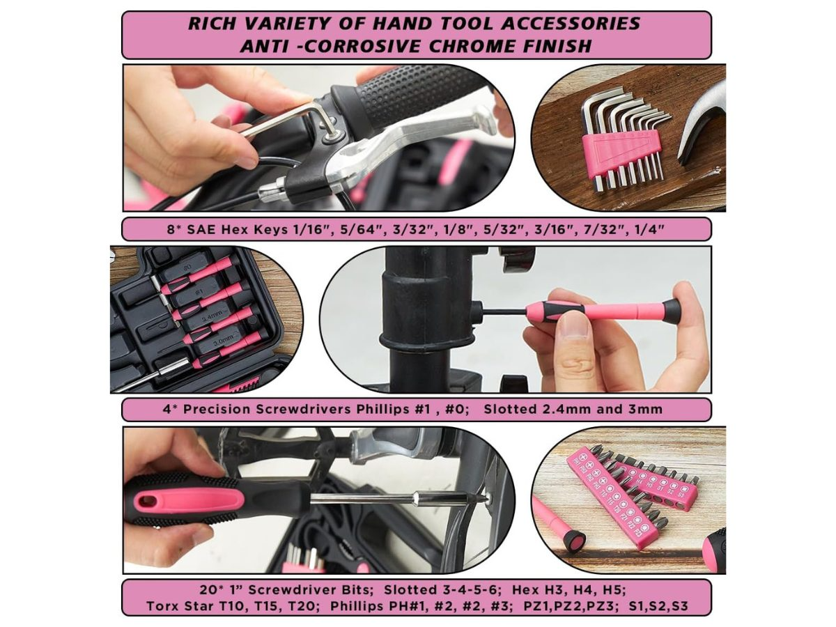 39 Pcs Hand Tools Set Home Repair Toolbox Basic Toolkit set