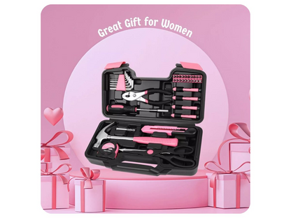 39 Pcs Hand Tools Set Home Repair Toolbox Basic Toolkit set