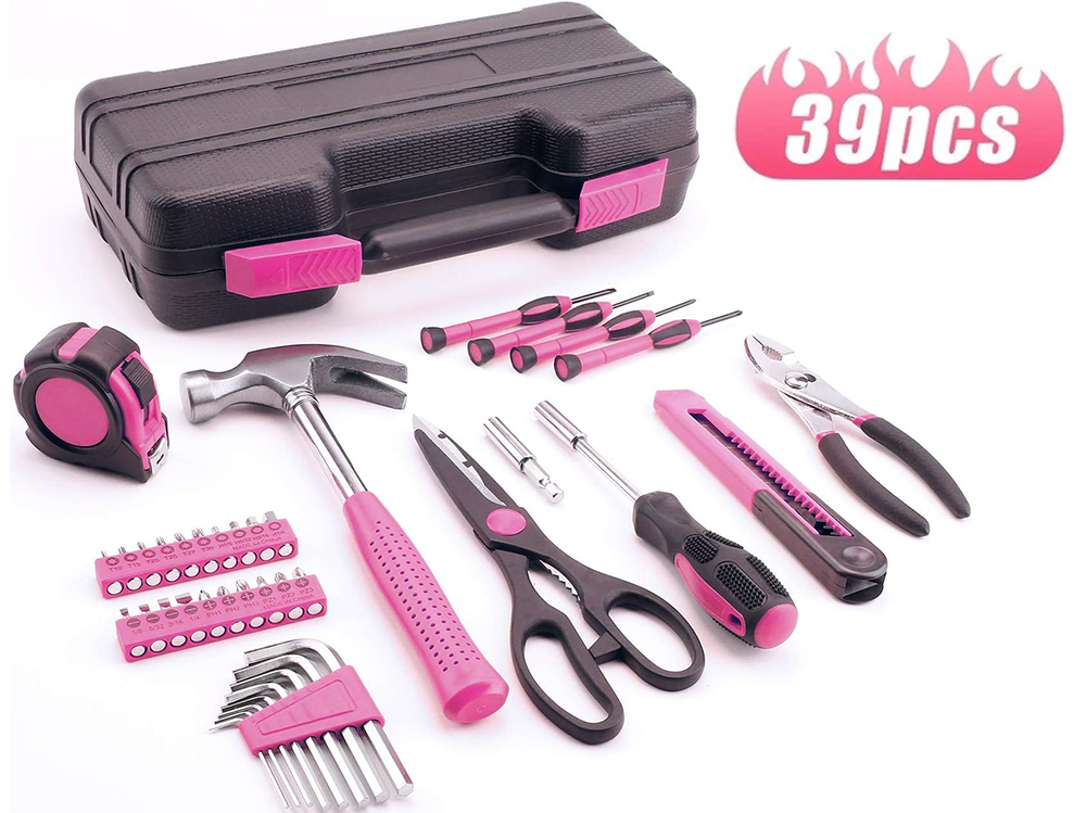 39 Pcs Hand Tools Set Home Repair Toolbox Basic Toolkit set