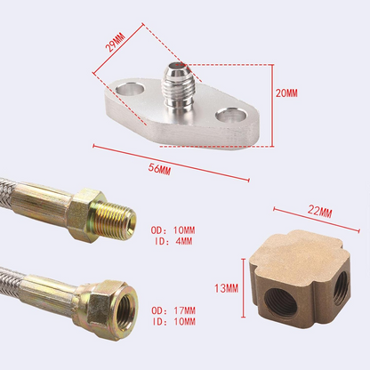 Turbo Oil Feed Line Kit