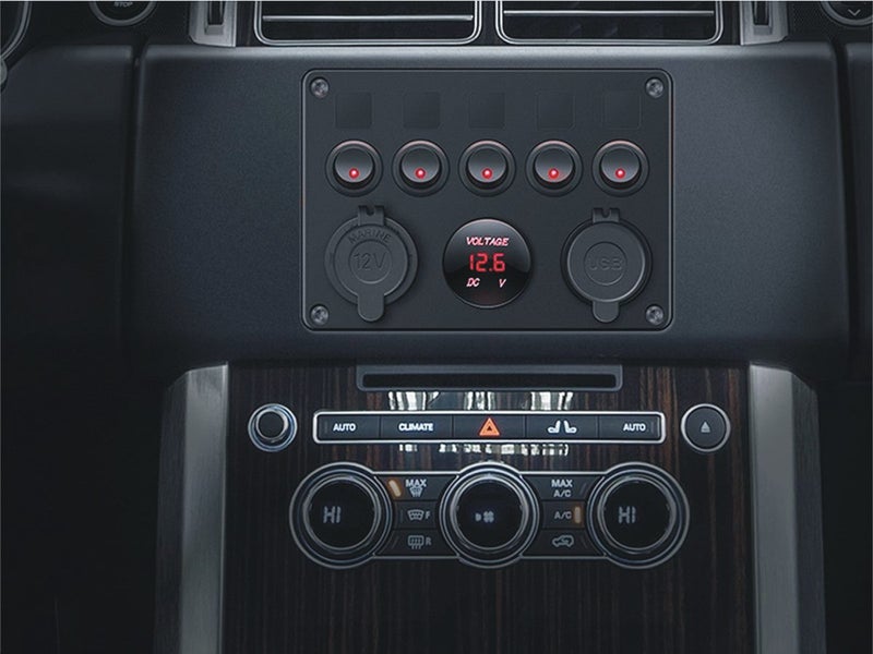 5 Gang Rocker Switch Panel