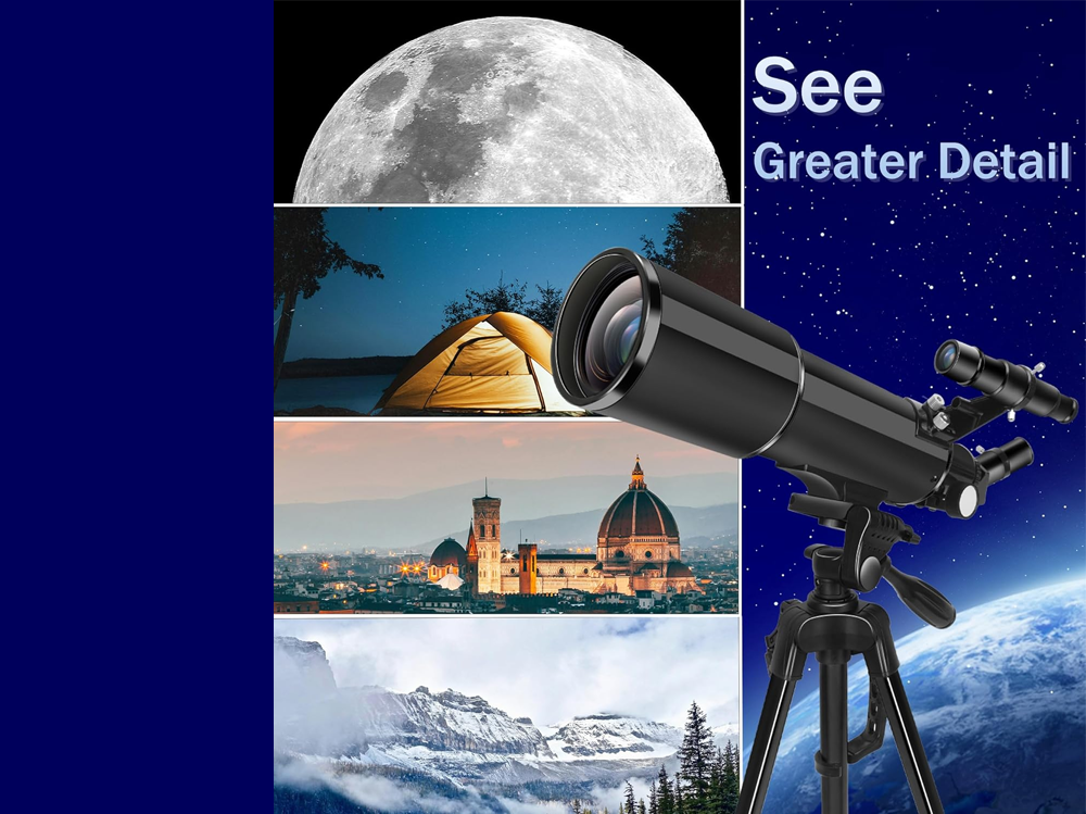 Portable Astronomical Telescope with Tripod