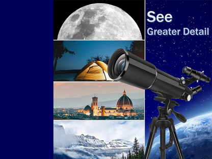 Portable Astronomical Telescope with Tripod