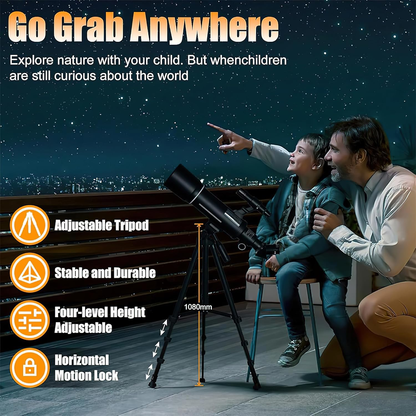 Portable Astronomical Telescope with Tripod