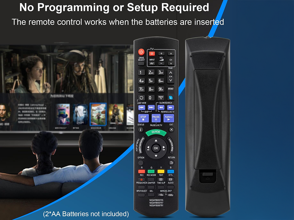 Panasonic N2QAYB000579 Blu-ray Player remote