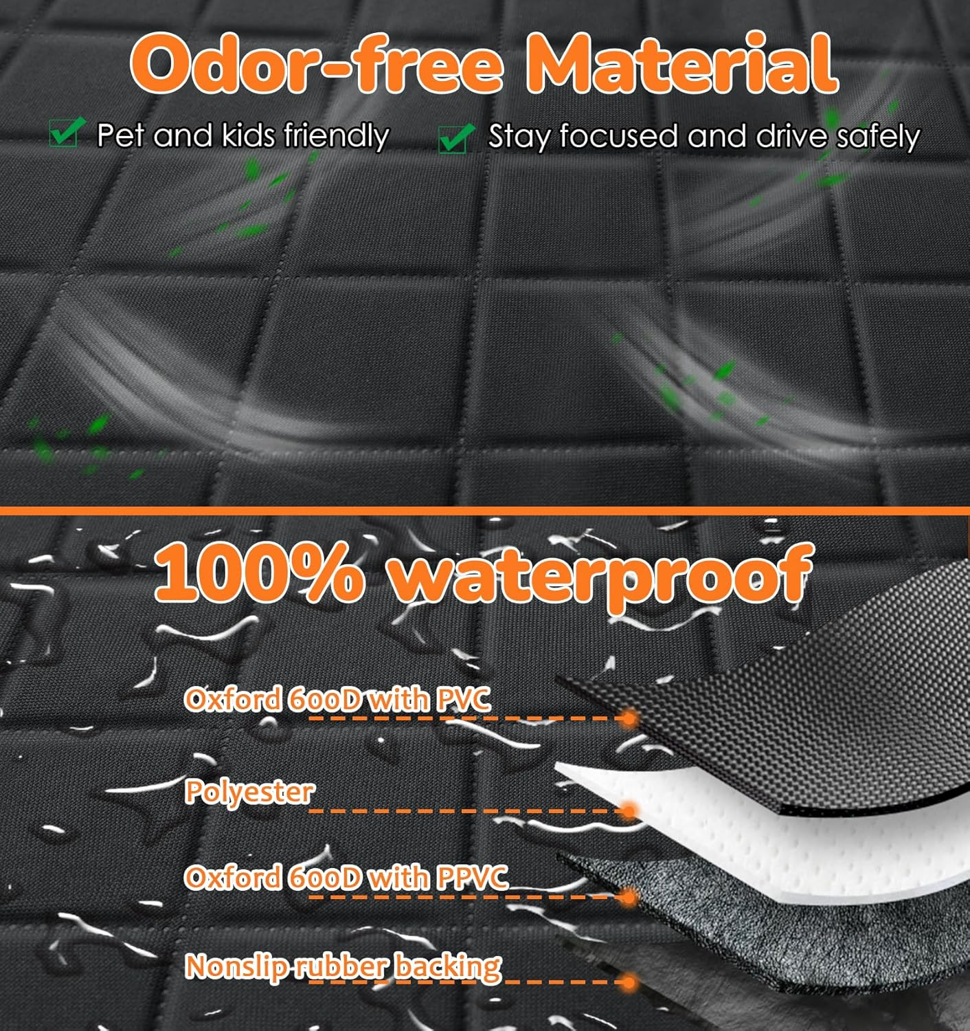 Waterproof & Scratch Proof Dog Car Seat Cover