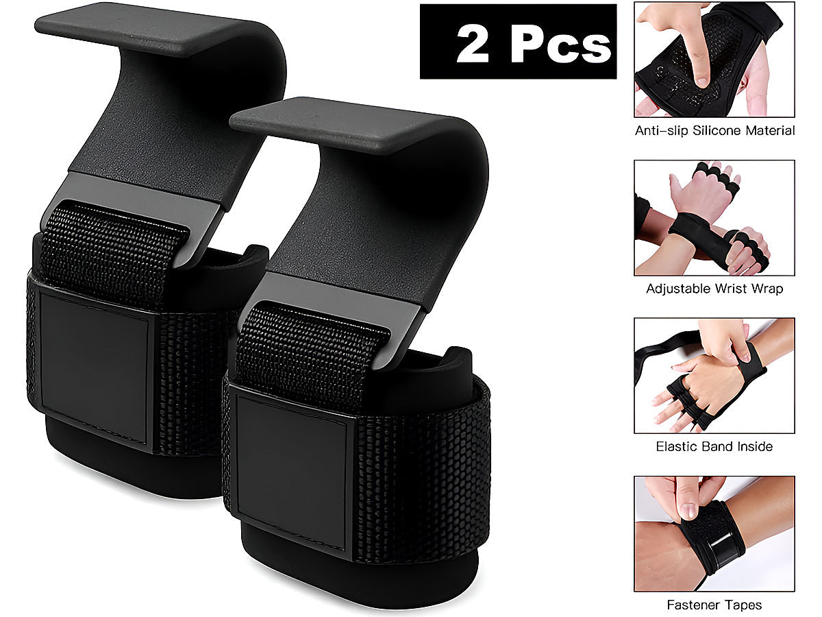 Weight Lifting Power Lifting Hooks - pair