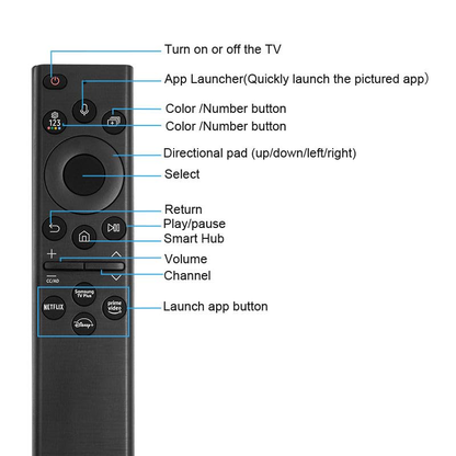 Samsung TV Remote Solar Smart TV Remote Repalcement voice Control