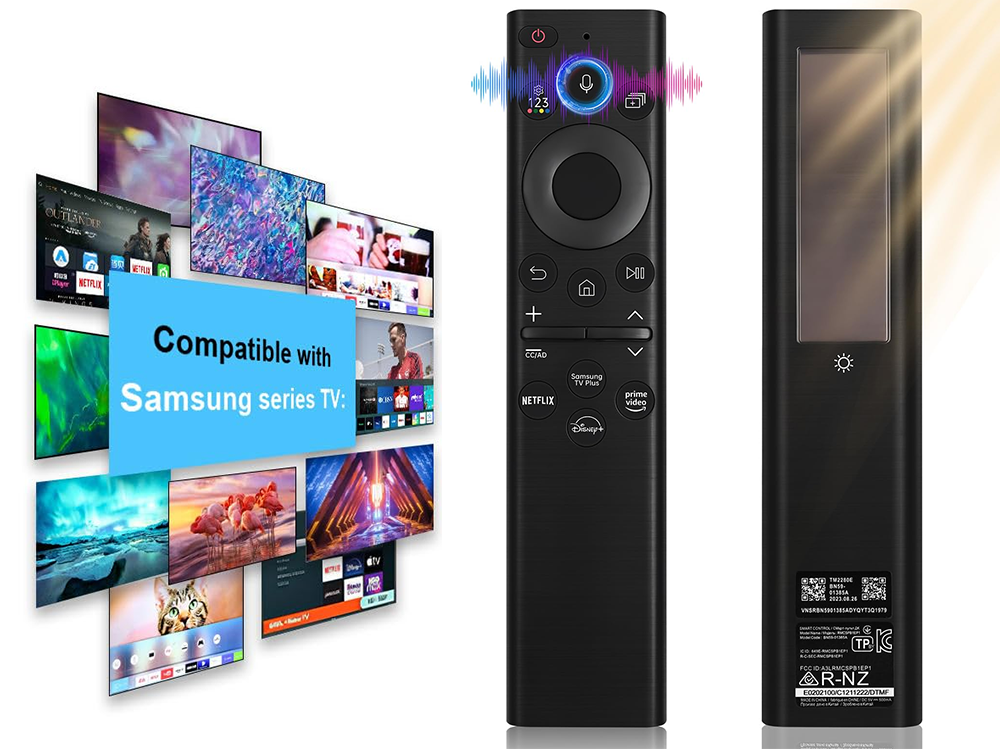 Samsung TV Remote Solar Smart TV Remote Repalcement voice Control