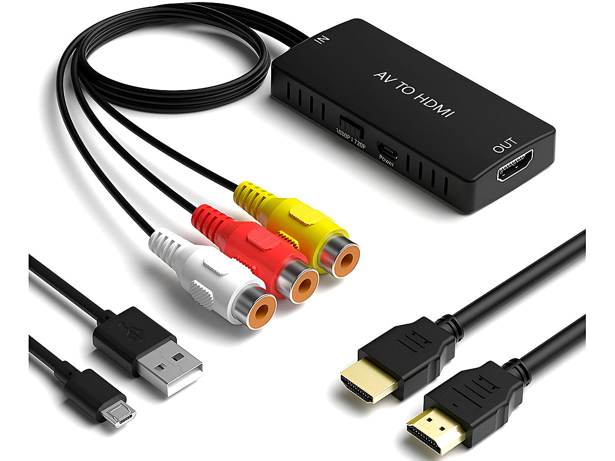 RCA to HDMI Adapter AV to HDMI Adapter