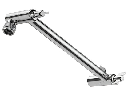 Shower Head Extension Arm (Silver, 11-inch Extension)