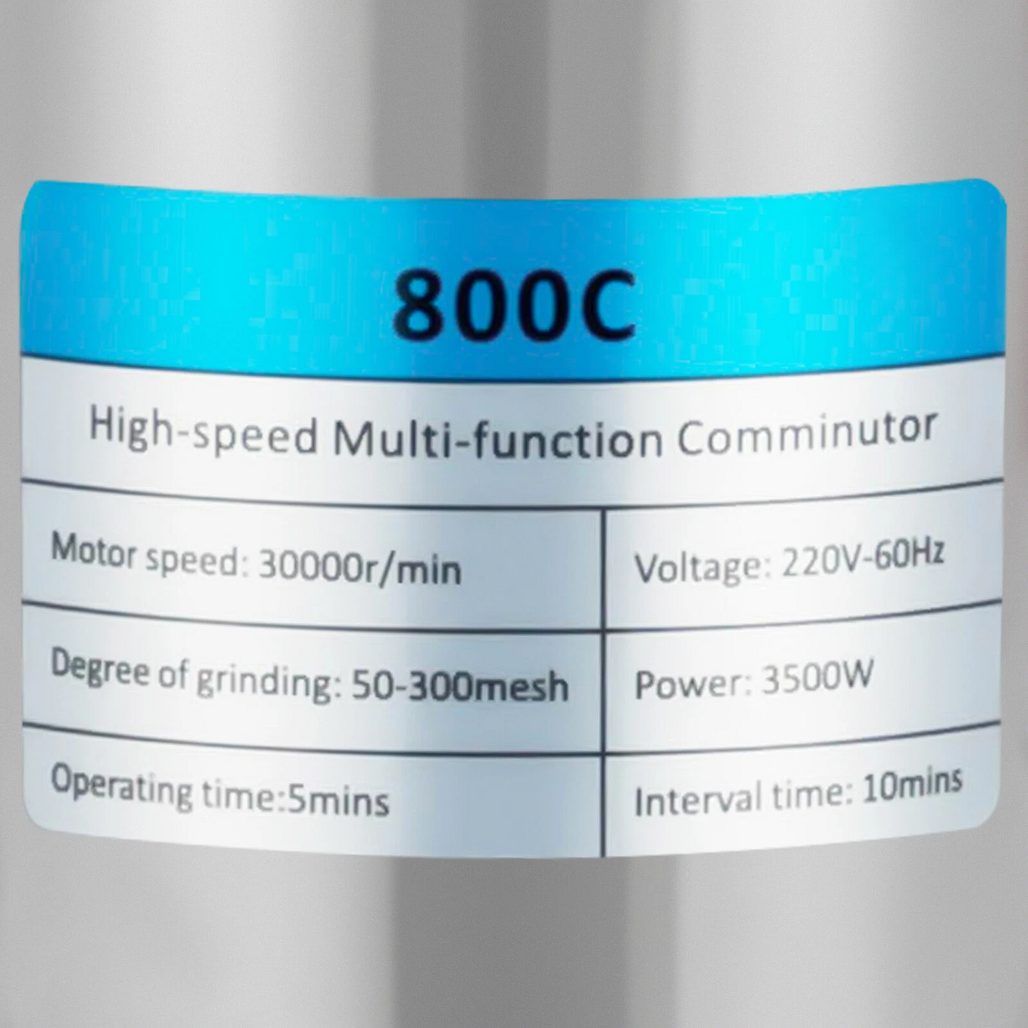 Electric Dry Food Grinder Machine 800G