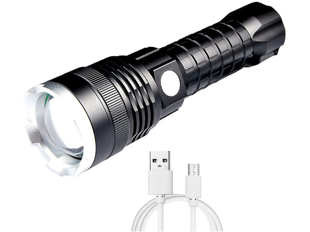 LED Torch Flashlight Light Rechargeable Camping Outdoor
