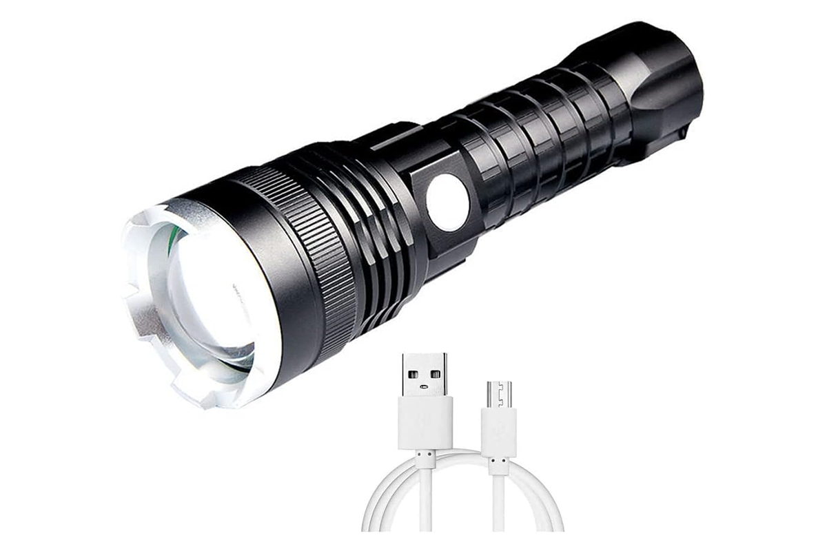 LED Torch Flashlight Light Rechargeable Camping Outdoor