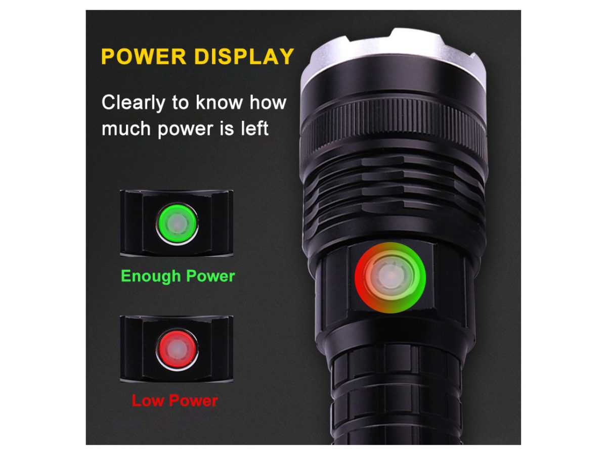LED Torch Flashlight Light Rechargeable Camping Outdoor