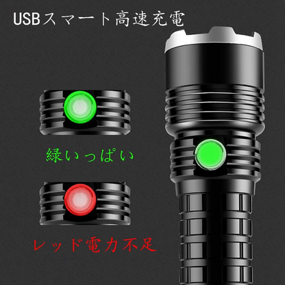 LED Torch Flashlight Light Rechargeable Camping Outdoor