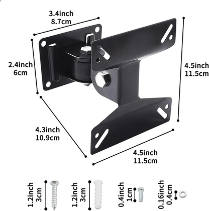 TV Wall Mount Bracket for 14" - 24" TVs
